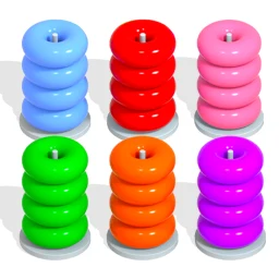 Symbol von Color Hoop: Ring Sort IQ-Spiel